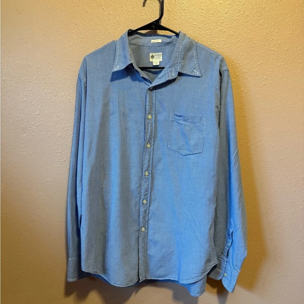 J.Crew men's casual button-down shirt